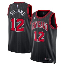 Camiseta Hombre Chicago Bulls Ayo Dosunmu 12 2022-23 Jordan Statement Edition Negro Swingman